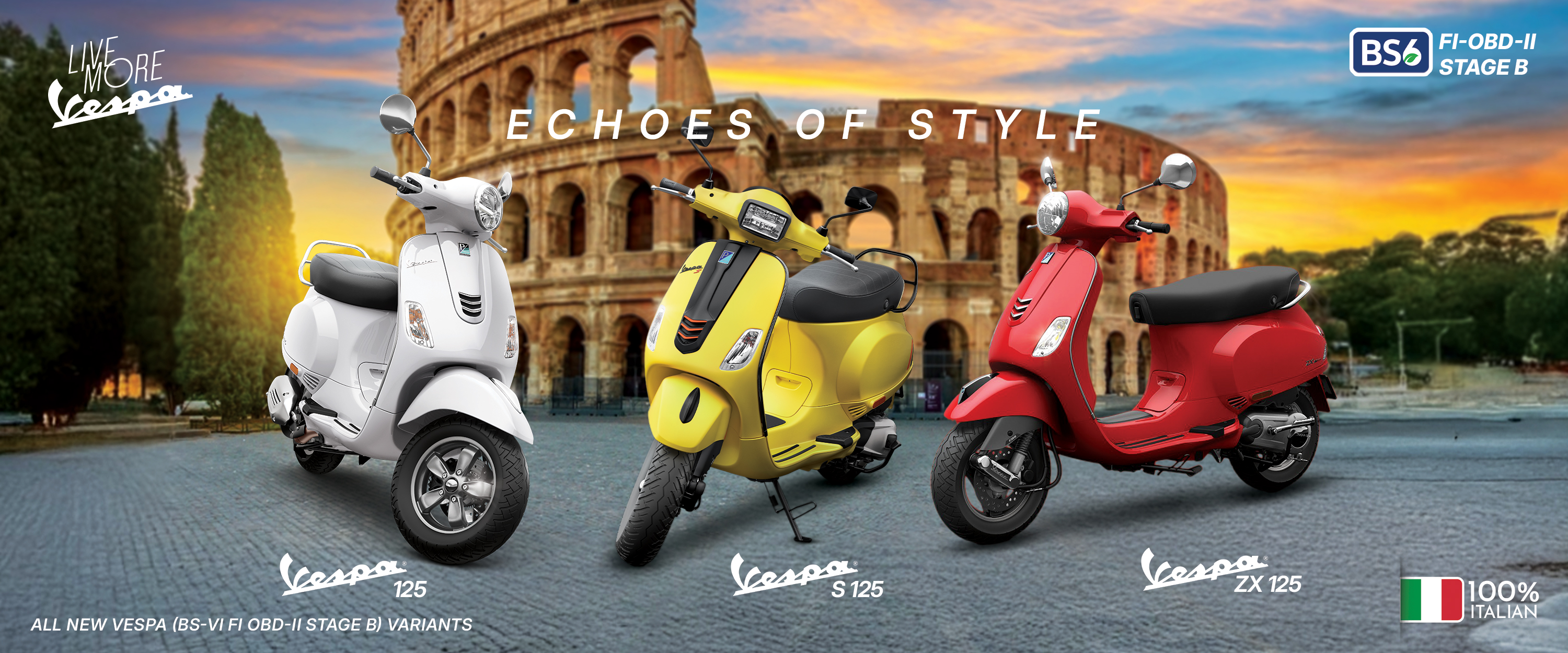 New Vespa BS-VI OBD-II Stage-B