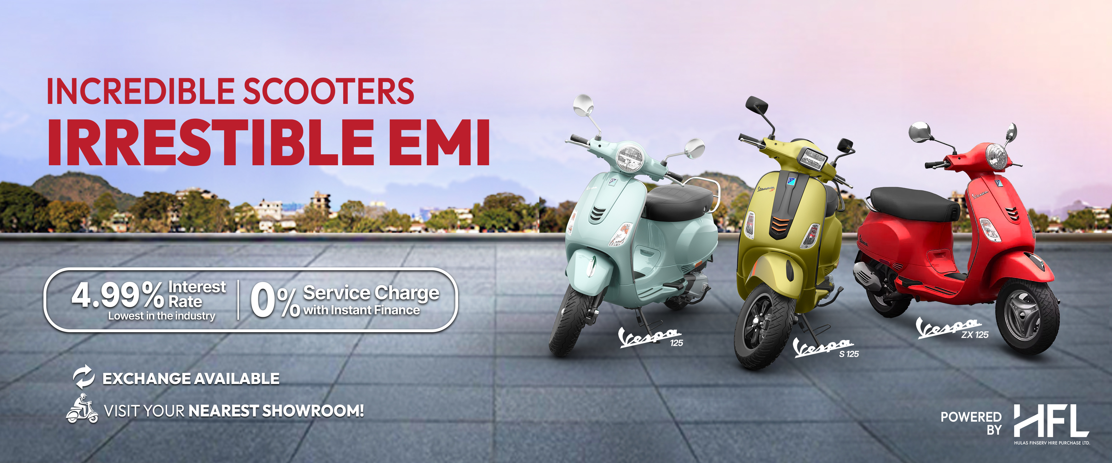 incredible scooters irresistible EMI